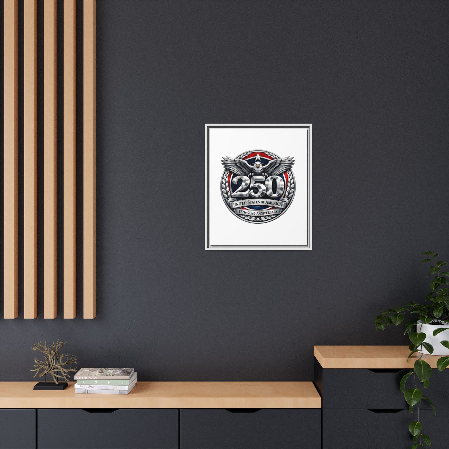 Matte Canvas, Framed (Multi-color)