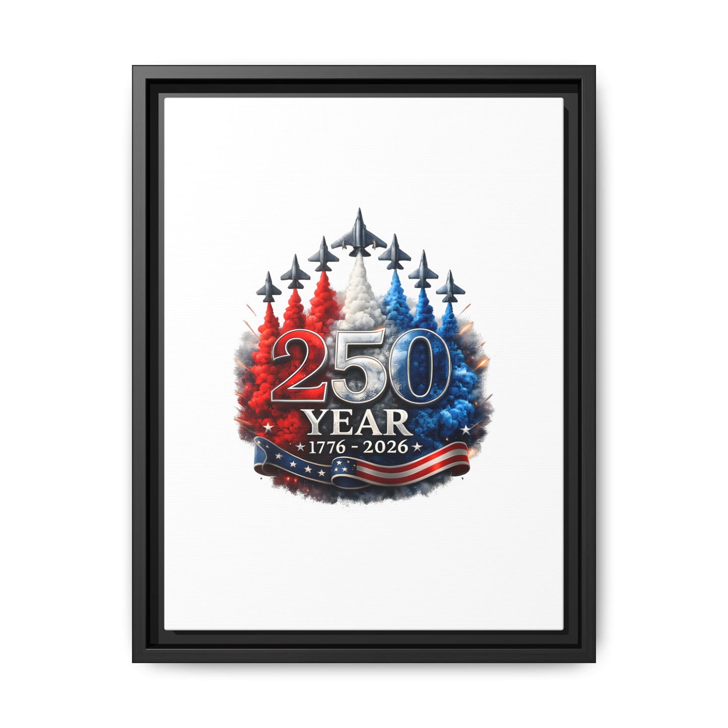 Matte Canvas, Framed (Multi-color)