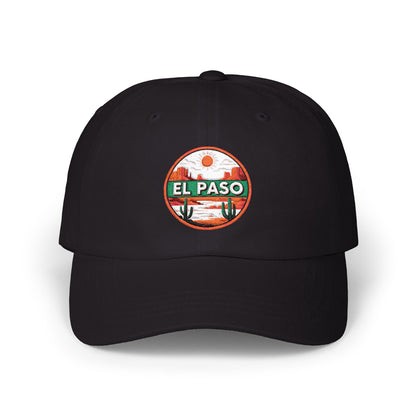 El Paso Sunset Dad Cap - Embroidered Desert Patch Baseball Hat