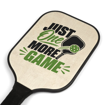 Pickleball Paddles Set — "Just One More Game" Lightweight Kit with 2 Paddles & Balls