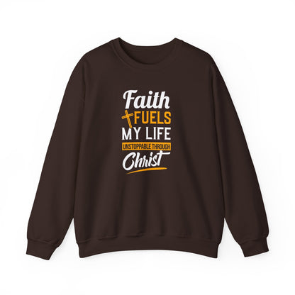 Faith Fuels My Life Christ Sweatshirt