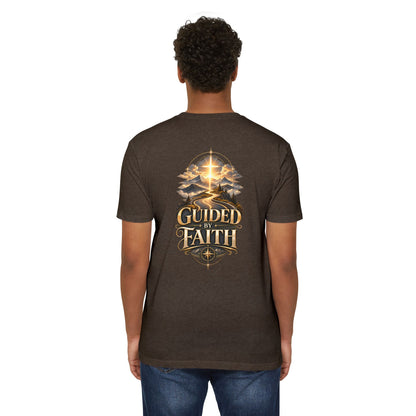 Guided by Faith T-Shirt — Christian Inspirational Tee