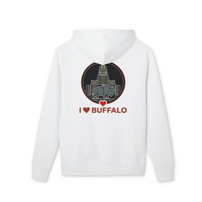 Buffalo Skyline Hoodie — I  Buffalo Retro Cityscape