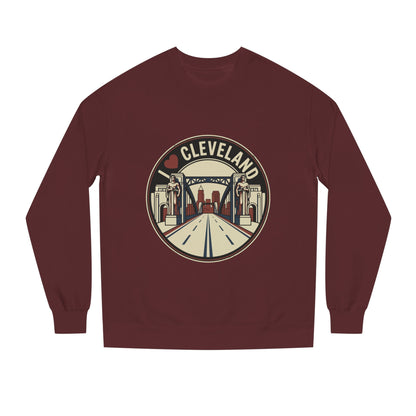 Cleveland Skyline Sweatshirt — I  Cleveland Retro City Crewneck