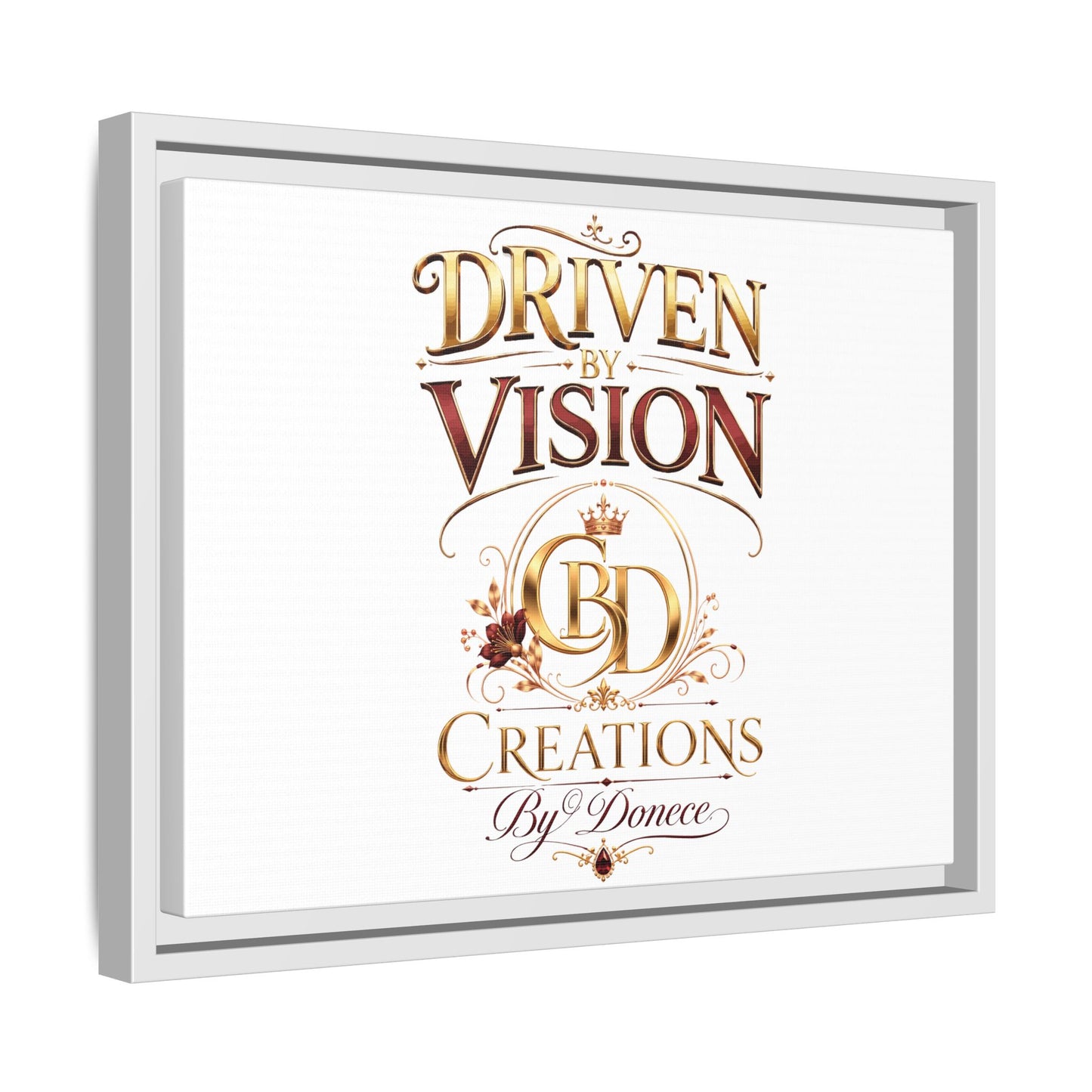 Driven by Vision Framed Canvas Wall Art
