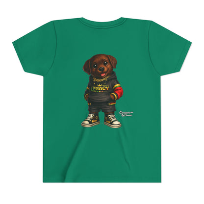 Youth Dog Tee — 'Legacy' Streetwear Puppy Graphic Shirt