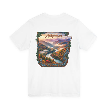 Arkansas Scenic River Tee — The Natural State Retro Landscape T-Shirt