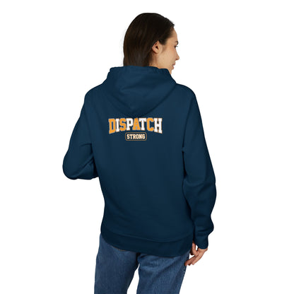 Dispatch Strong Hoodie — Retro Varsity Logo Pullover
