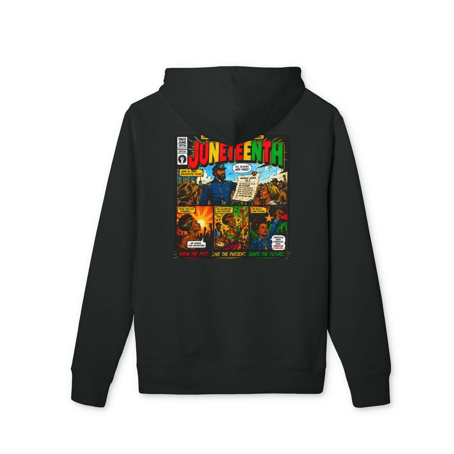 Juneteenth Comic Cover Hoodie — Juneteenth Celebration Pullover