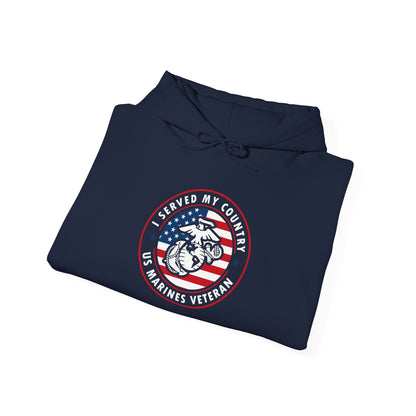 I Served My Country US Marines Veteran Hoodie