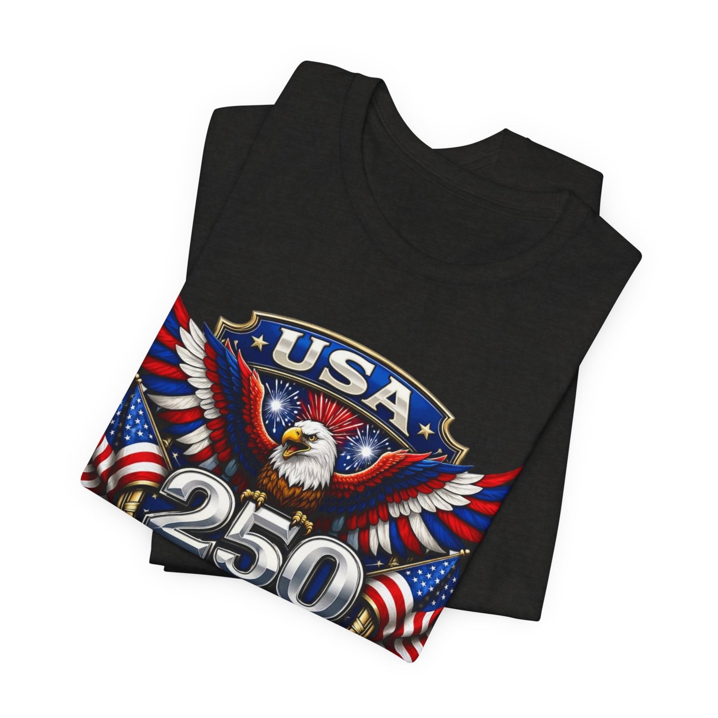 USA 250th Eagle T-Shirt — 1776–2026 Patriotic American Independence Tee