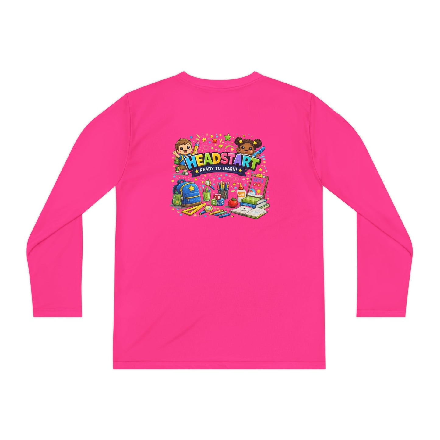 Head Start Kids Long Sleeve Tee — Back-to-School Preschool Shirt