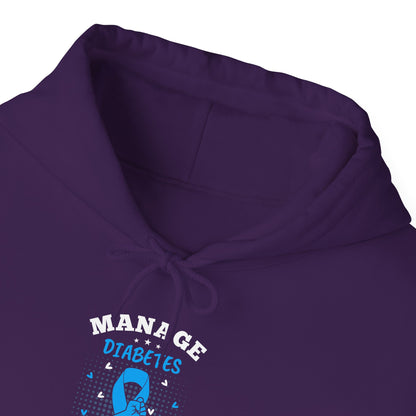 "Manage Diabetes Live Better"  Hoodie