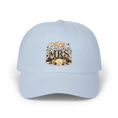 Classic Dad Cap — "Future Mrs." Floral Bridal Baseball Hat