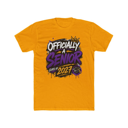 Officially A Senior Class of 2027 T-Shirt — Graduation Tee for High School Seniors