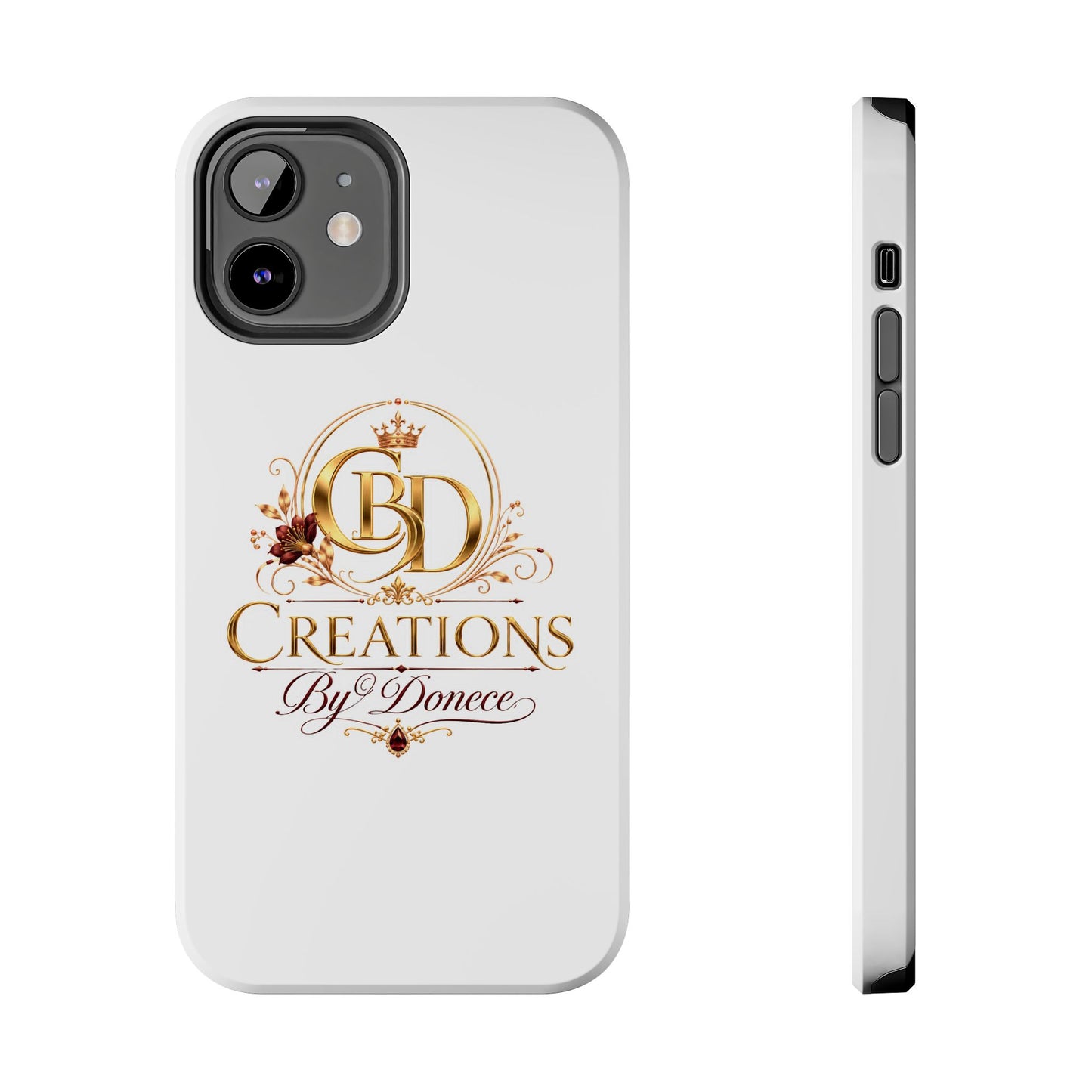 BD Creations By Donece Elegant Logo Tough Phone Case — Protective iPhone Cover