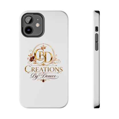 BD Creations By Donece Elegant Logo Tough Phone Case — Protective iPhone Cover