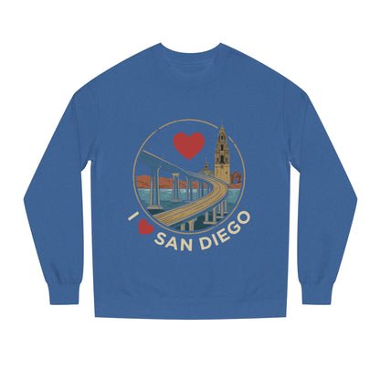 I Heart San Diego Sweatshirt — Balboa Park & Coronado Bridge Crewneck