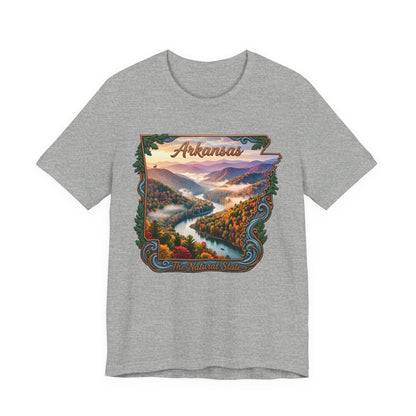 Arkansas Scenic River Tee — The Natural State Retro Landscape T-Shirt