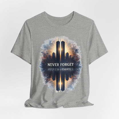 9/11 Never Forget Tee — World Trade Center Memorial Shirt