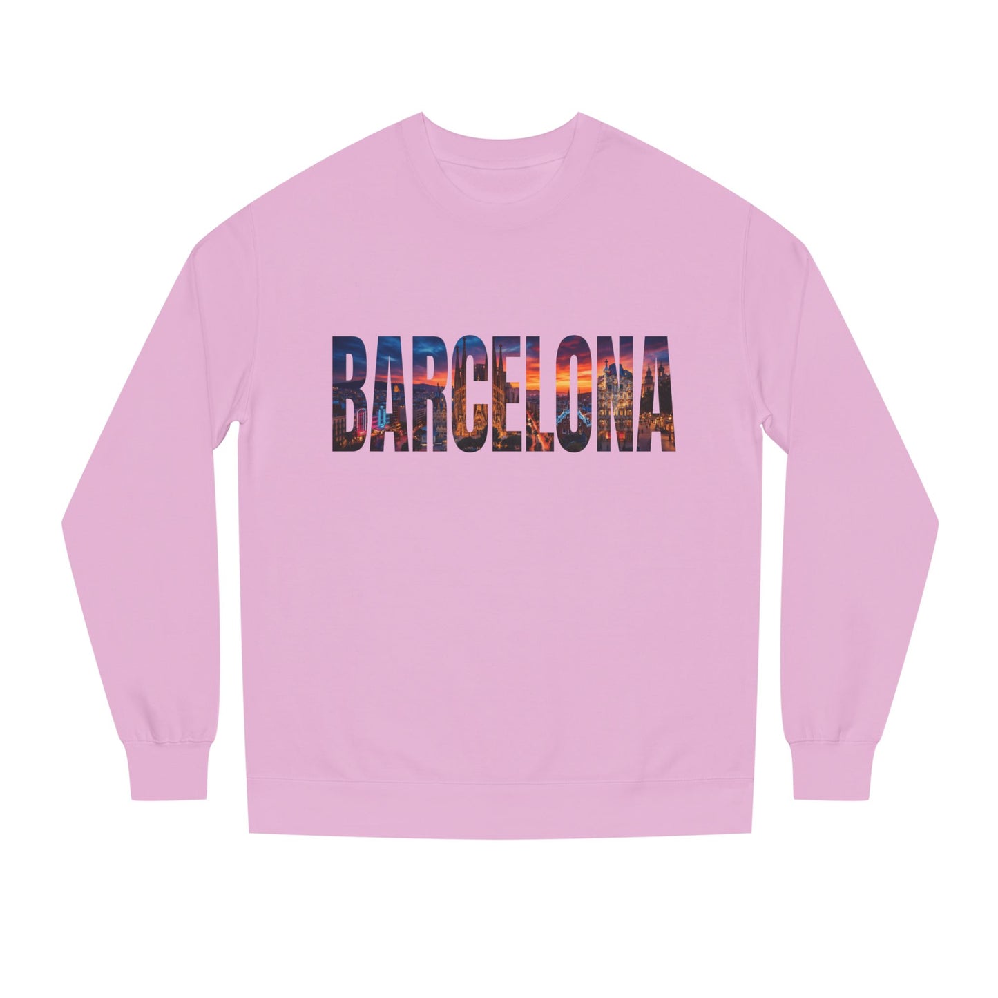 Barcelona Skyline Crewneck Sweatshirt