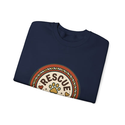 Rescue Dog Mom Sweatshirt | rescue pride, fur baby