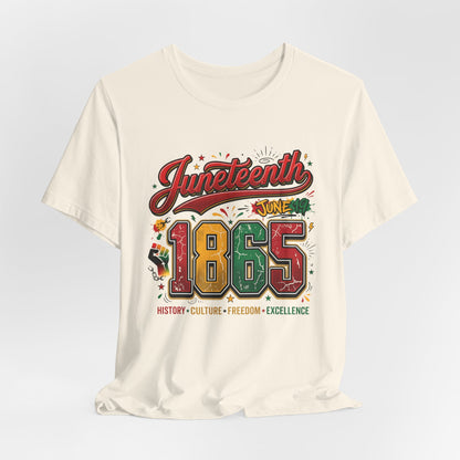 Juneteenth 1865 Celebration Tee — History • Culture • Freedom Graphic T-Shirt