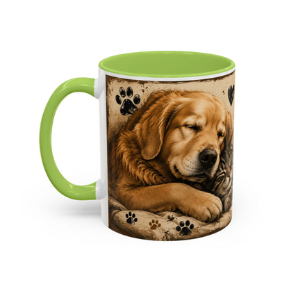 Coffee Mug – "A House Is Not A Home Without Paws" Pet Lover Accent Mug