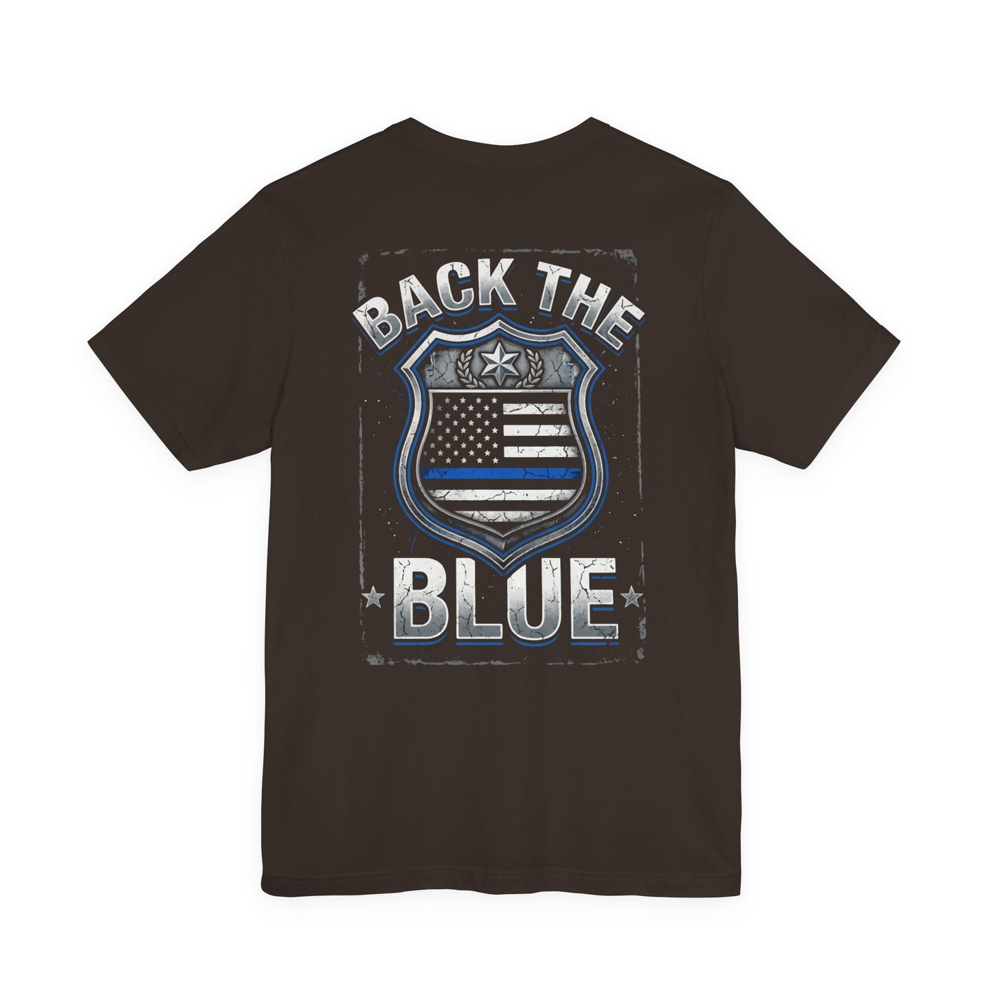 Back The Blue T-Shirt — Police Support Badge Tee