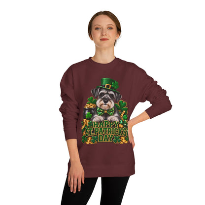 St. Patrick’s Day Schnauzer Sweatshirt — Happy St. Patrick’s Day Graphic