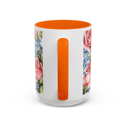 Mother's Day Butterfly Floral Accent Coffee Mug – "Happy Mother's Day"