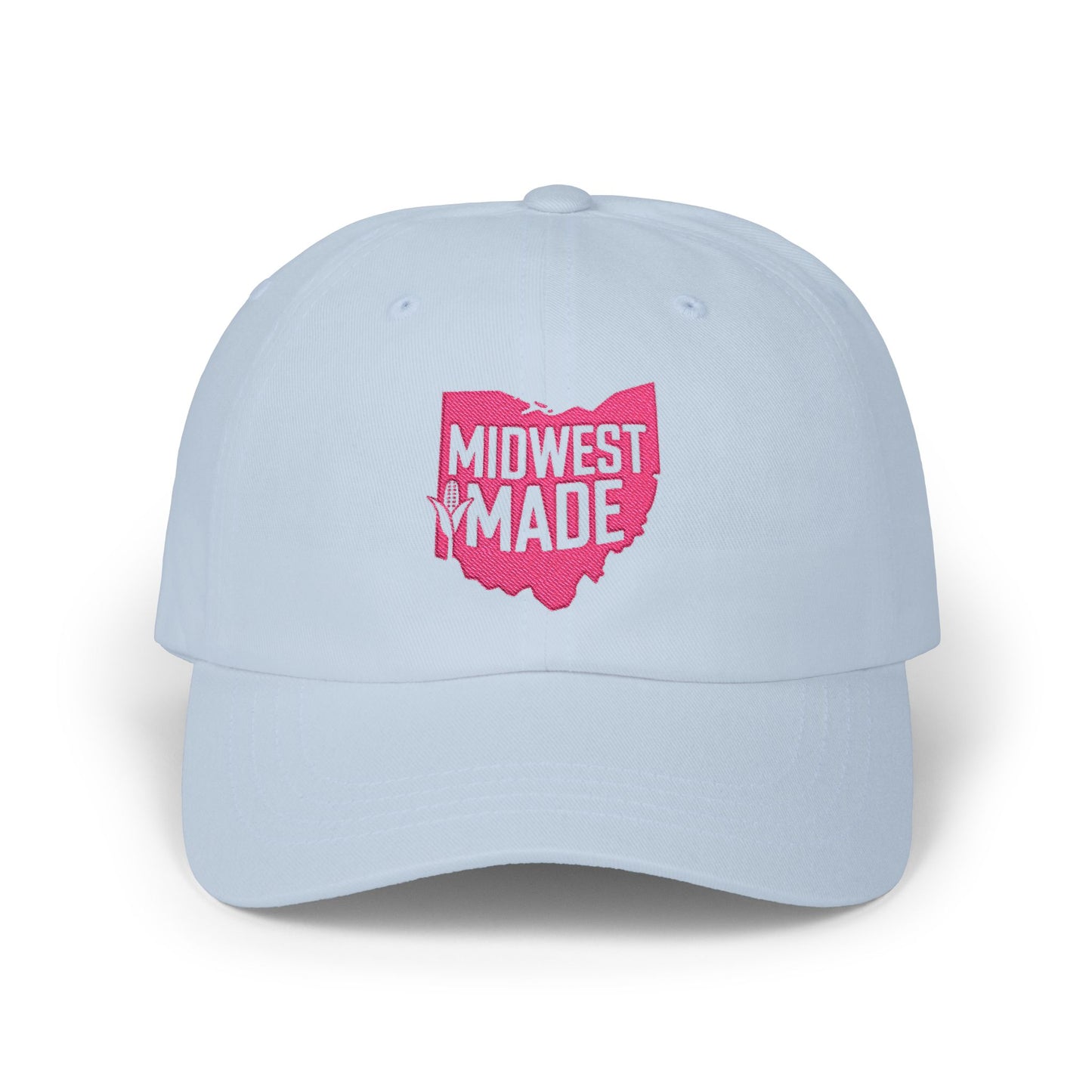 Midwest Made Dad Cap — Embroidered Ohio Logo Hat