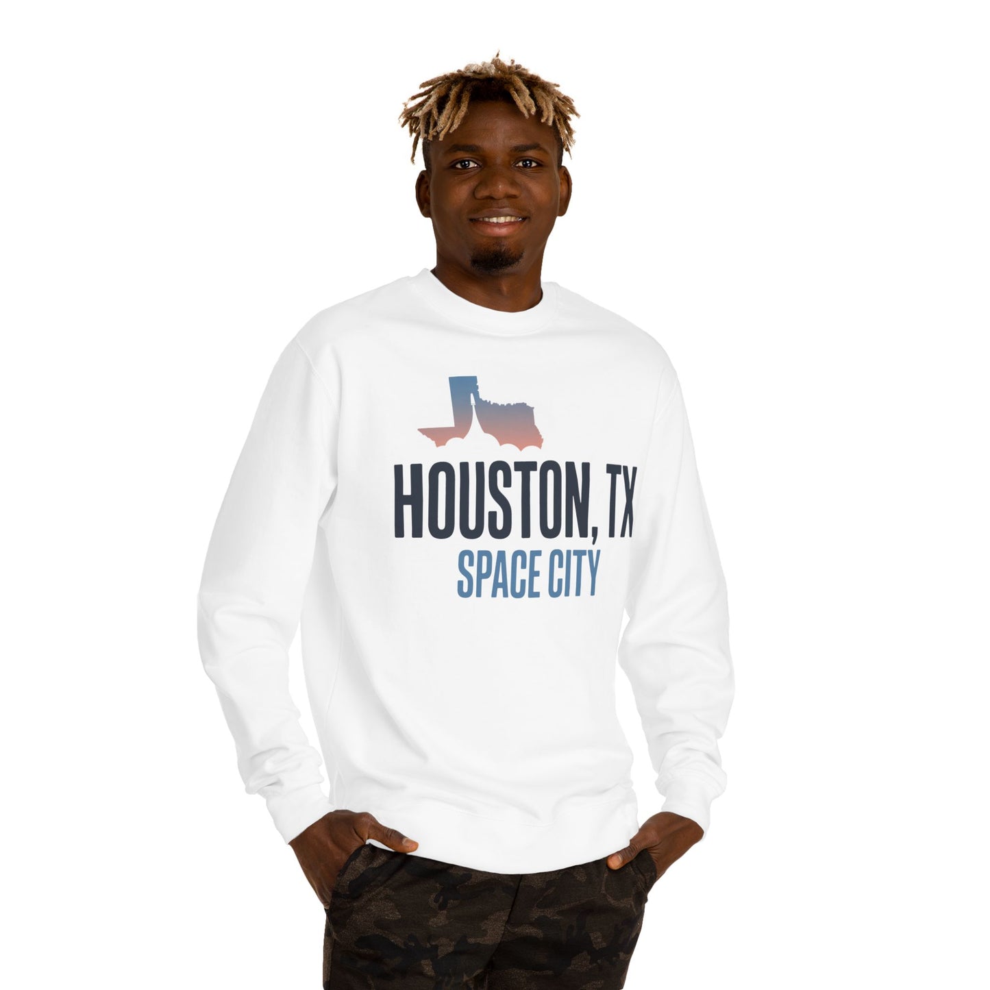 Houston, TX Space City Crewneck Sweatshirt