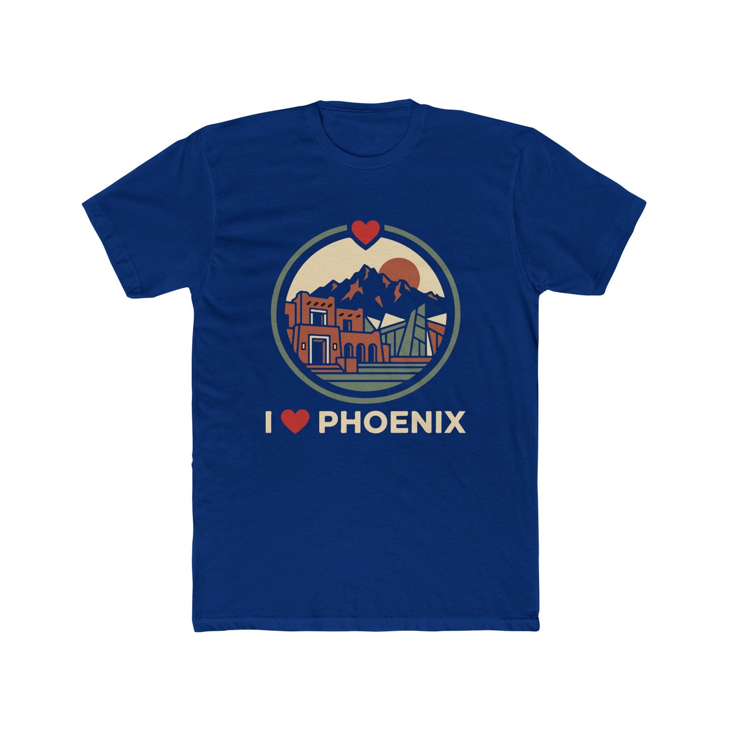 I  Phoenix Retro Skyline Tee — Vintage Arizona City Pride T-Shirt