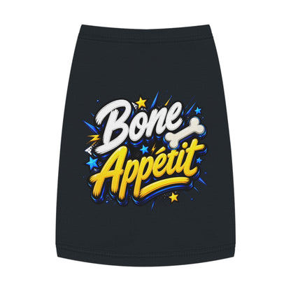 Pet Tank Top — "Bone Appétit" Graphic Dog Tank