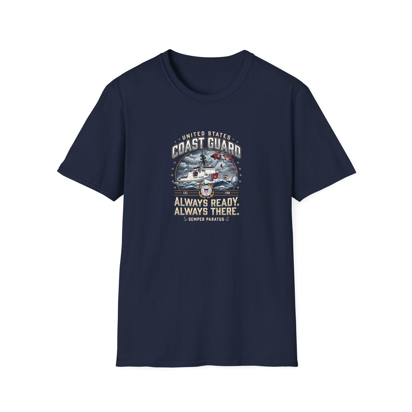Coast Guard Rescue Always Ready, Always There T-shirt