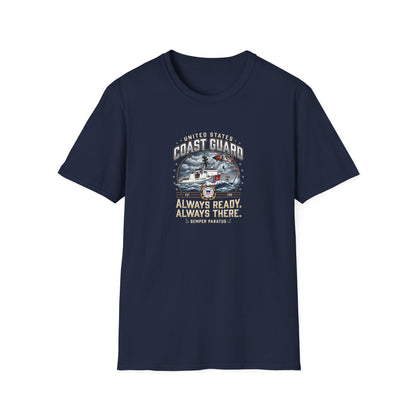Coast Guard Rescue Always Ready, Always There T-shirt
