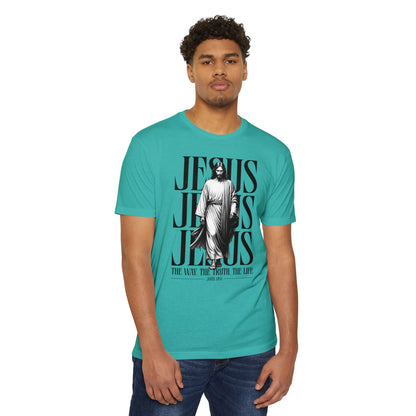Jesus Graphic T‑Shirt — The Way The Truth The Life Faith Tee