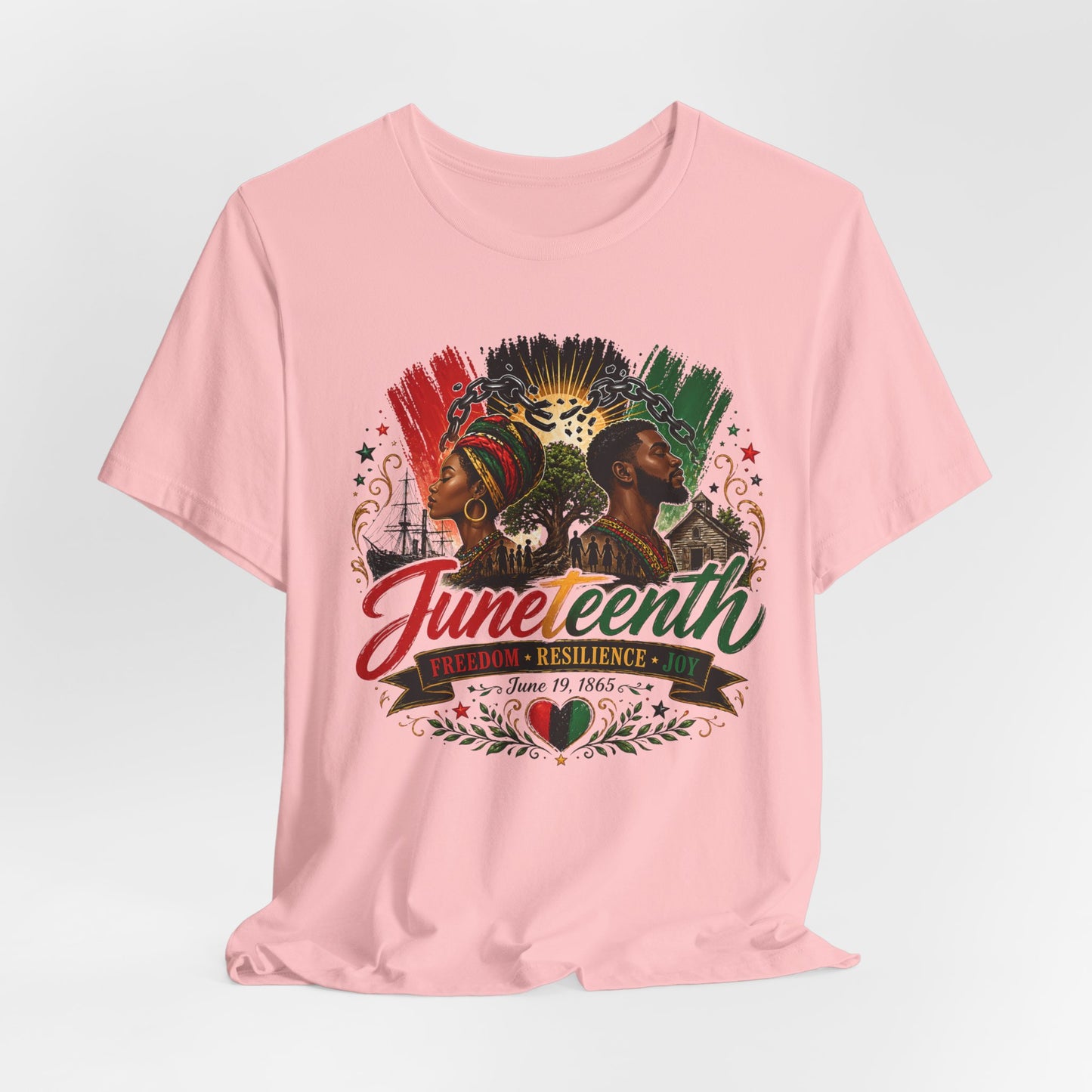 Juneteenth Celebration Tee — Freedom Resilience Juneteenth Graphic Shirt