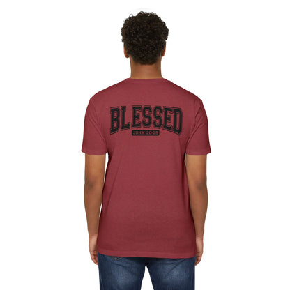 Blessed John 20:29 T-Shirt — Christian Faith Graphic Tee