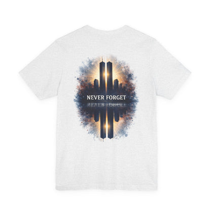 9/11 Never Forget Tee — World Trade Center Memorial Shirt