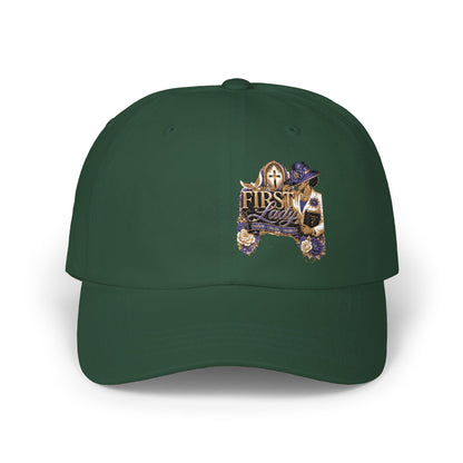 Dad Cap — 'Best Dressed' Floral Embroidered Baseball Hat