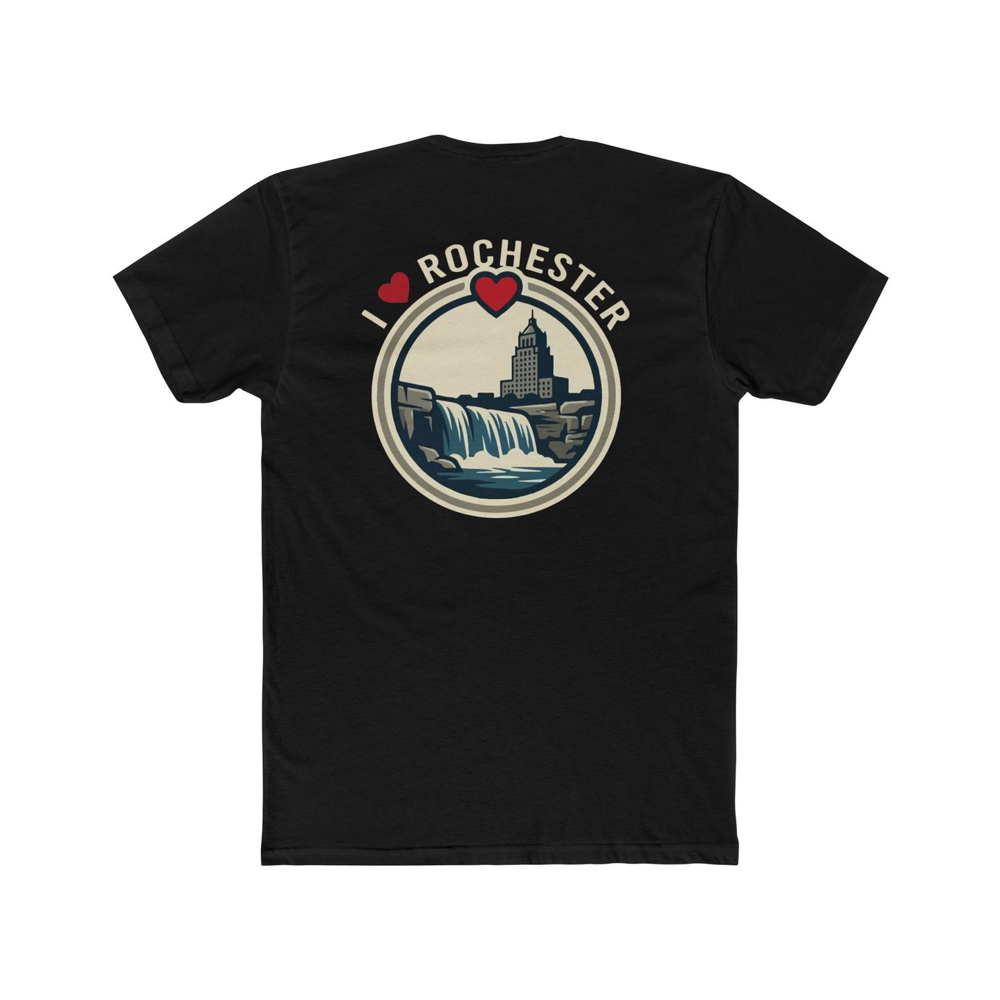 Rochester Heart Graphic Tee — I  Rochester Cityscape T-Shirt