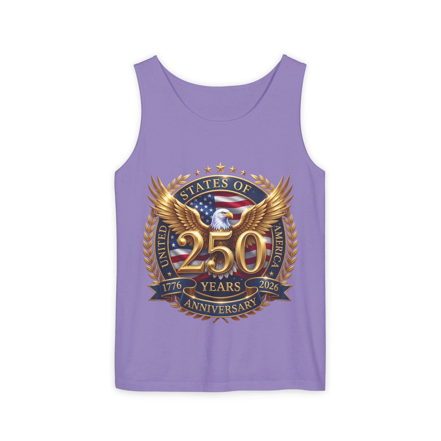 250 Years Anniversary Eagle Tank Top — United States Bicentennial Celebration Tee