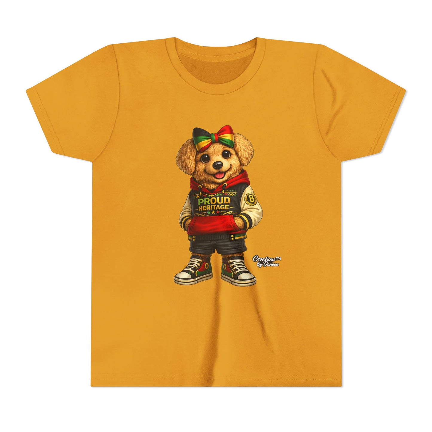 Kids Rasta Bear 'Proud Heritage' Tee