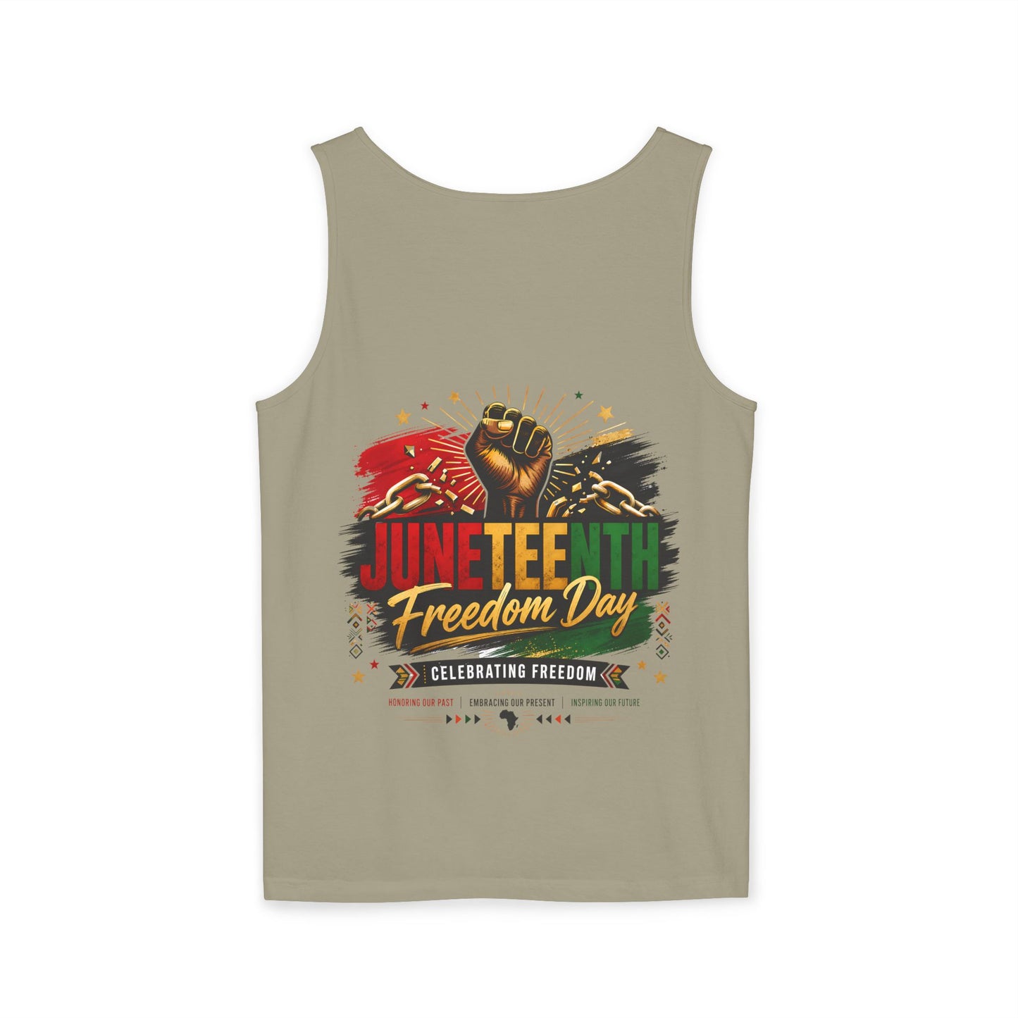 Juneteenth Freedom Day Tank Top — Celebrating Freedom Graphic