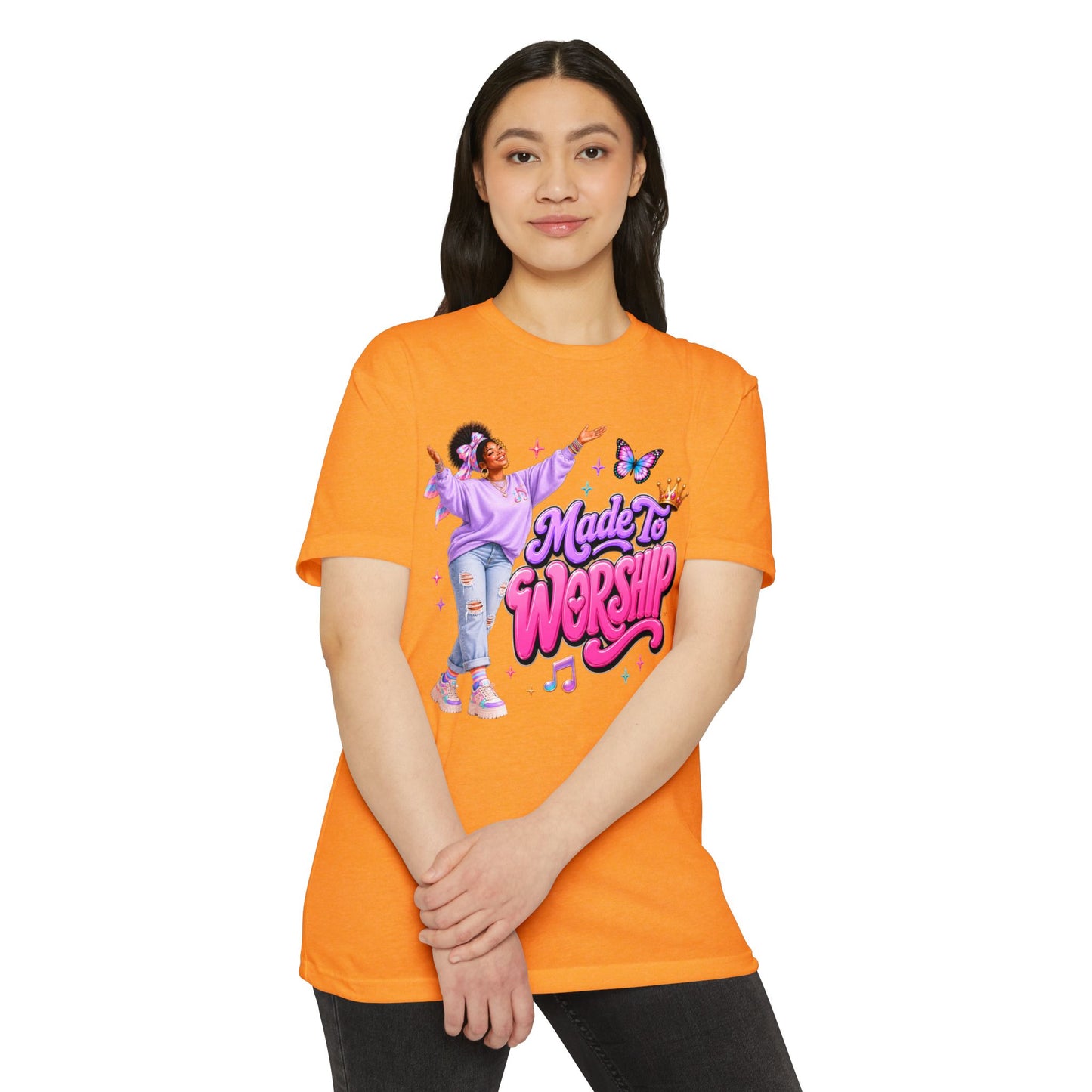 Made to Worship T-Shirt — Christian Faith Graphic Tee
