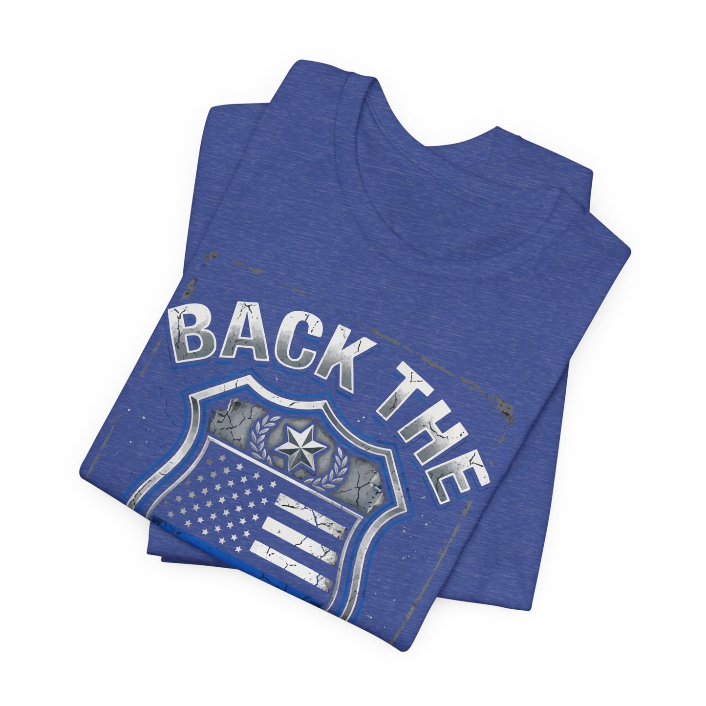 Back The Blue T-Shirt — Police Support Badge Tee