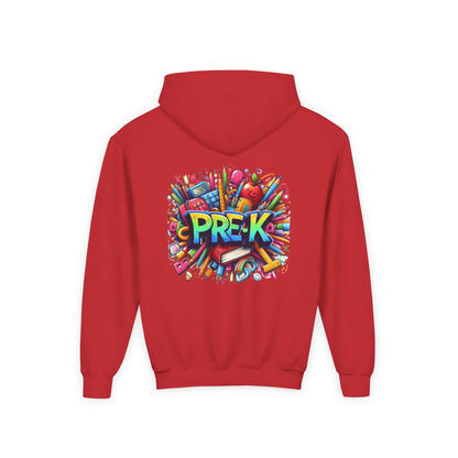 Pre-K Kids Hoodie — Colorful Back-to-School Preschool Sweatshirt