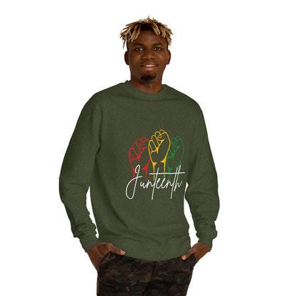 Juneteenth Fist Sweatshirt - Juneteenth Celebration Pullover